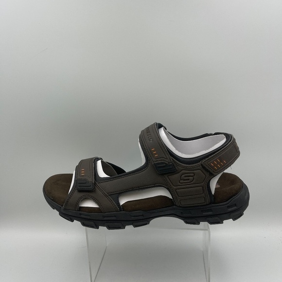 Skechers Men's 13 Louden Sandal Brown SN 64487 New Without Box - Picture 2 of 12